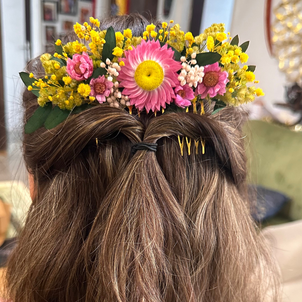 Floral Hair Comb