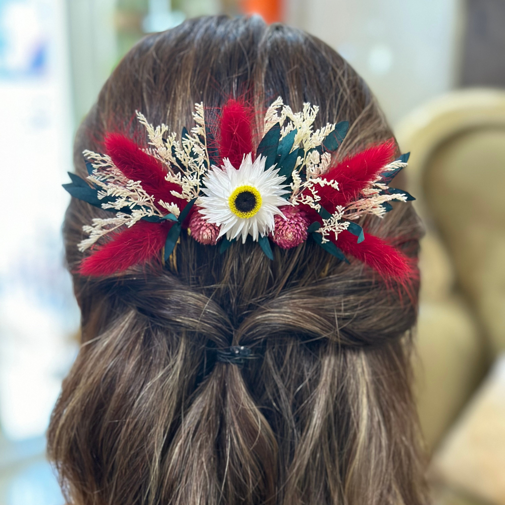 Floral Hair Comb