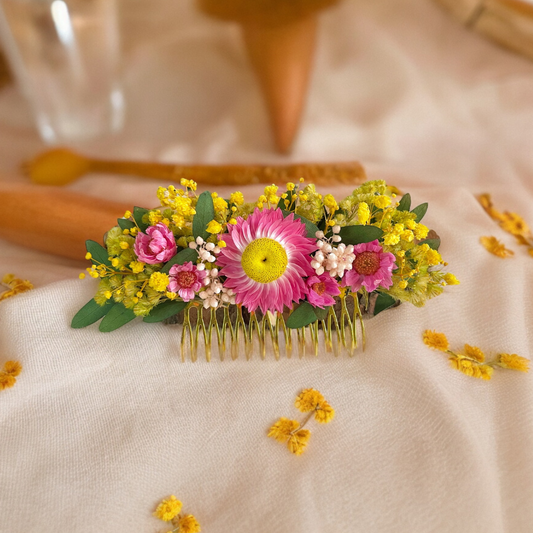 Floral Hair Comb